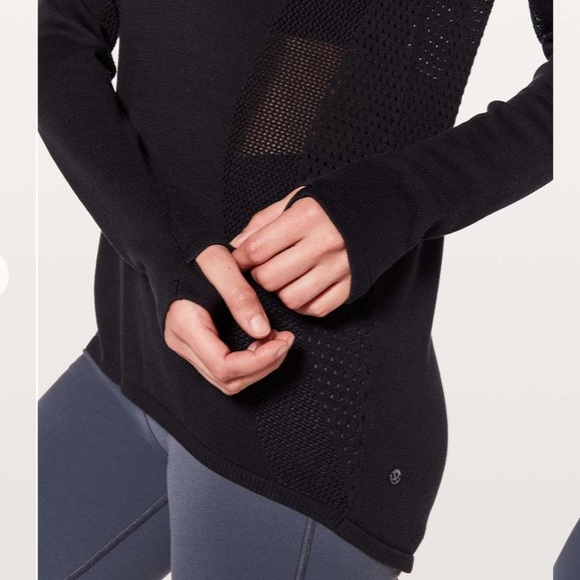 lululemon Still Movement Sweater 4 NWT Black - Picture 2 of 8